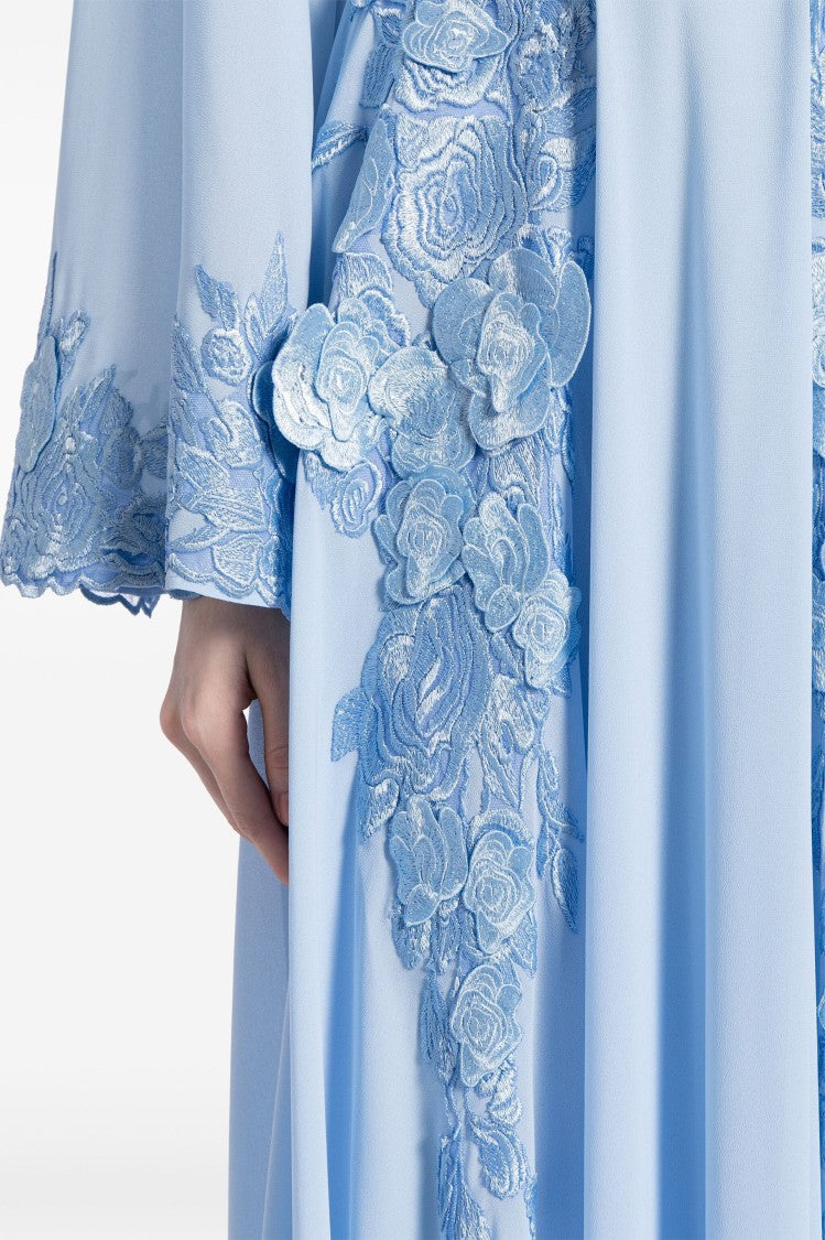 Saiid Kobeisy Crepe Georgette Beaded Kaftan