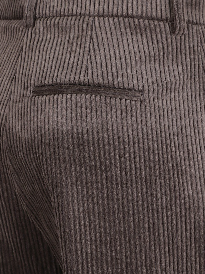 Ermanno Scervino Straight-Leg Trousers With Textured Corduroy