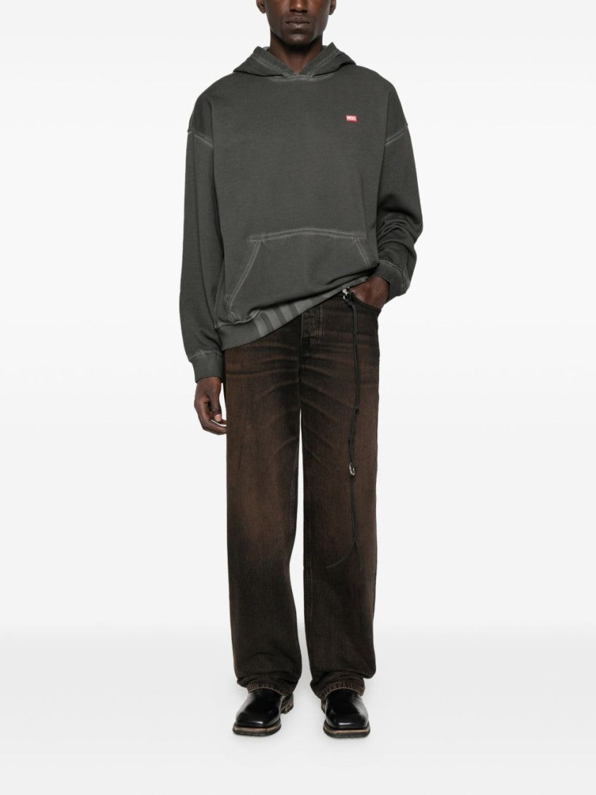 Diesel Relaxed-Fit Hooded Sweatshirt With Kangaroo Pocket