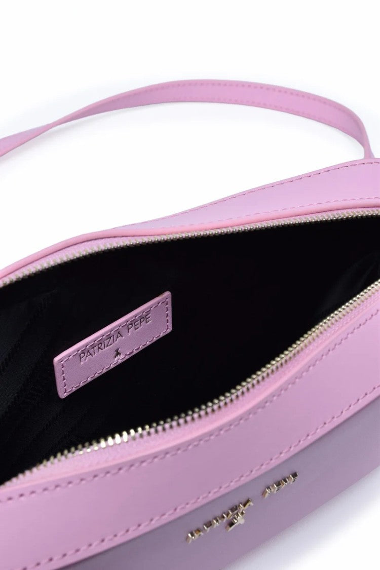Patrizia Pepe Shoulder Bag Leather - Pink