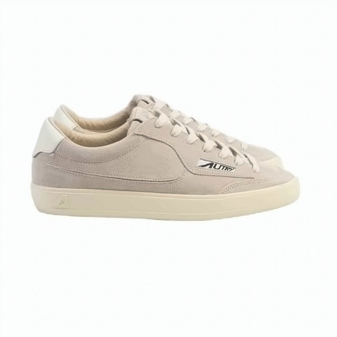 Autry Canvas Low-Top Sneakers With Suede Upper