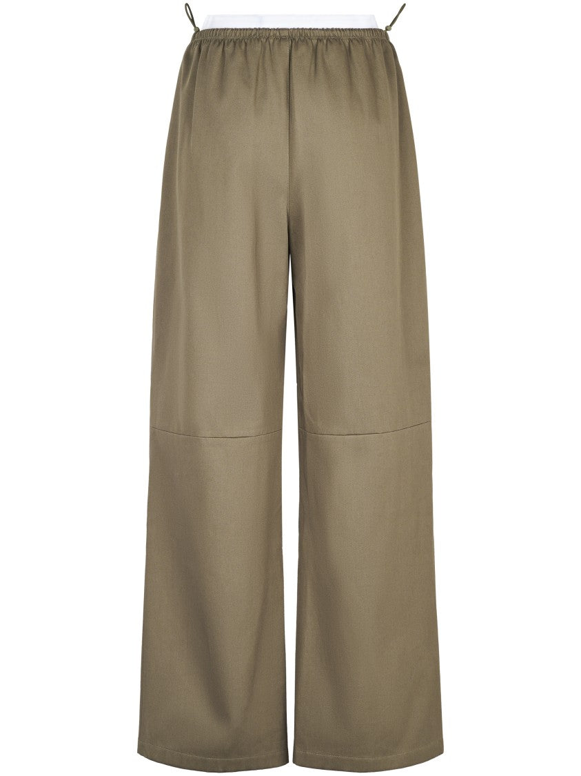 Alexander Wang Wide-Leg Trousers With Articulated Knees