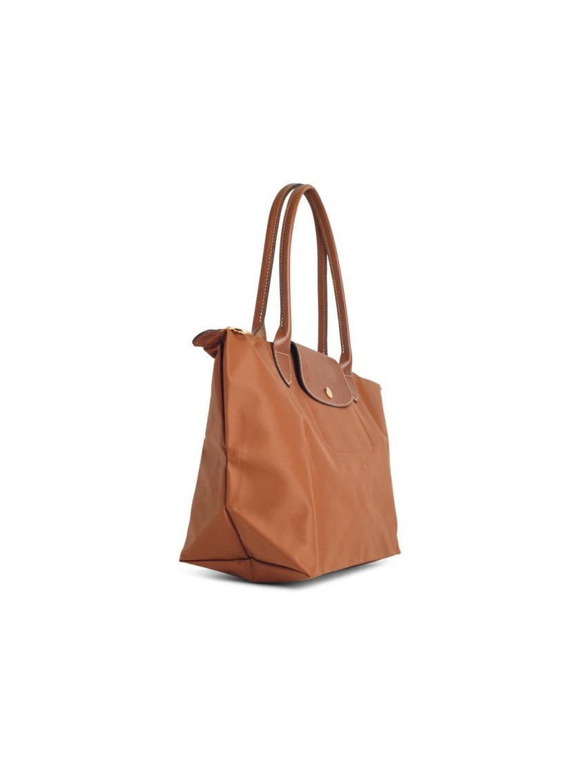 Longchamp 'M Le Pliage Original' Cognac Tela Shoulder Bag