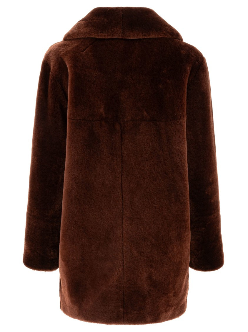 B&W Rich Brown Wool Coat