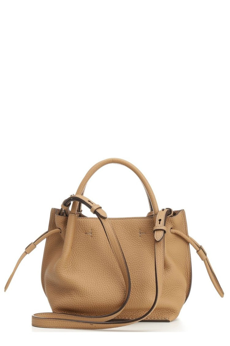 Tod's Textured Leather Tote Bag With Rounded Silhouette