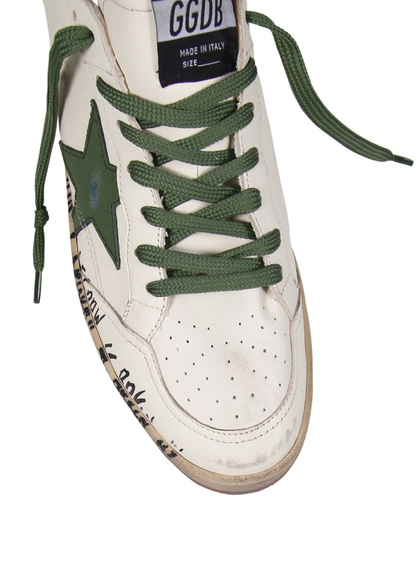 Golden Goose Ballstar Nappa Low-Top Sneaker