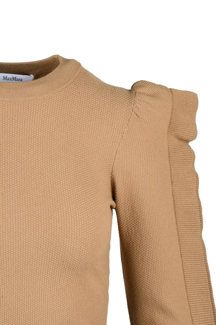 Max Mara Knit Viscose/Polyester - Beige