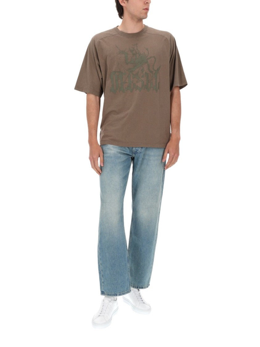 Diesel Relaxed 1980 D-Eeper Cotton Jeans