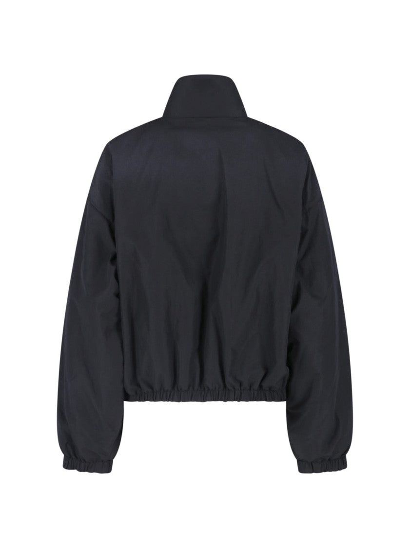 Balenciaga Black High Collar Sporty Jacket