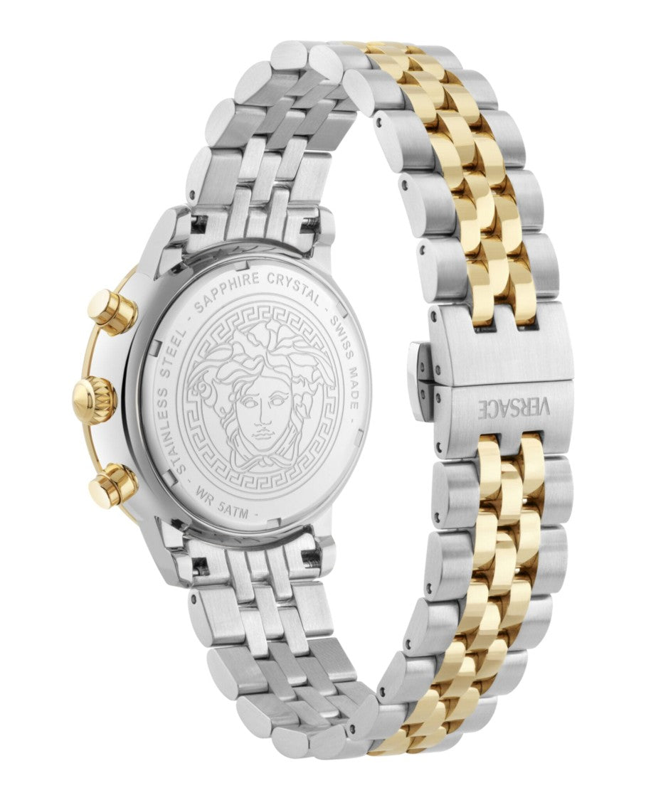 Versace Classic Round Chrono Bracelet Watch