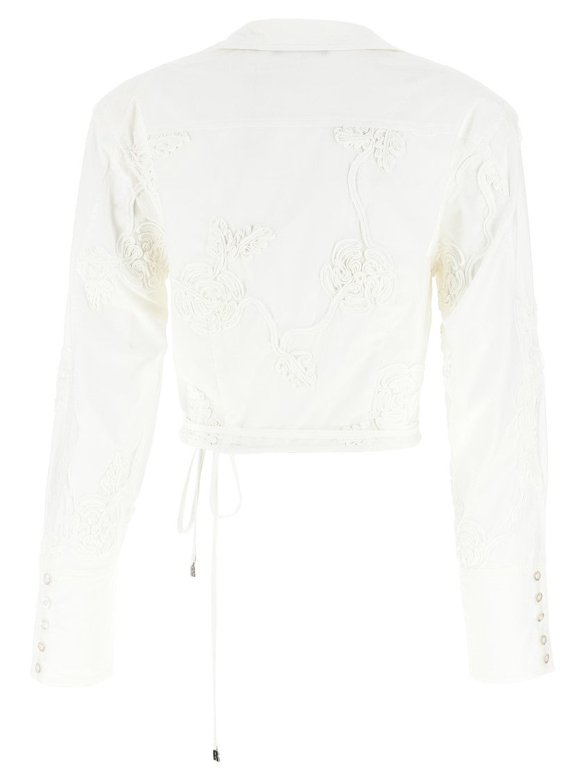 Rotate Birger Christensen 'Wrap Cotton' Shirt