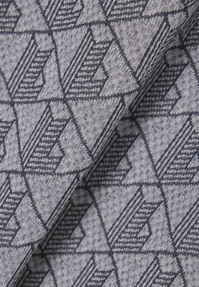 Lacoste Gray Paris Jacquard Track Jacket