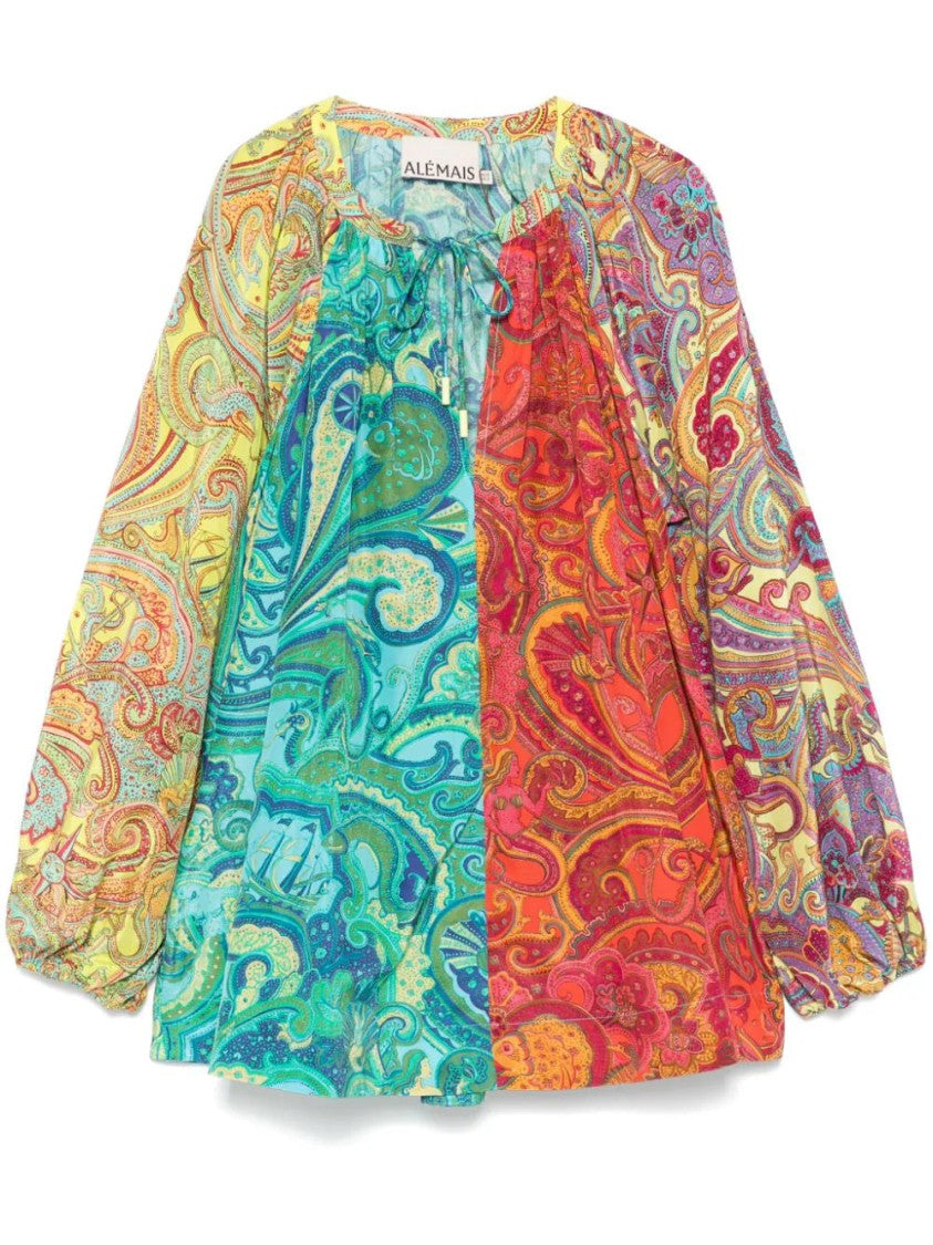 Alemais Ceto Spliced Blouse