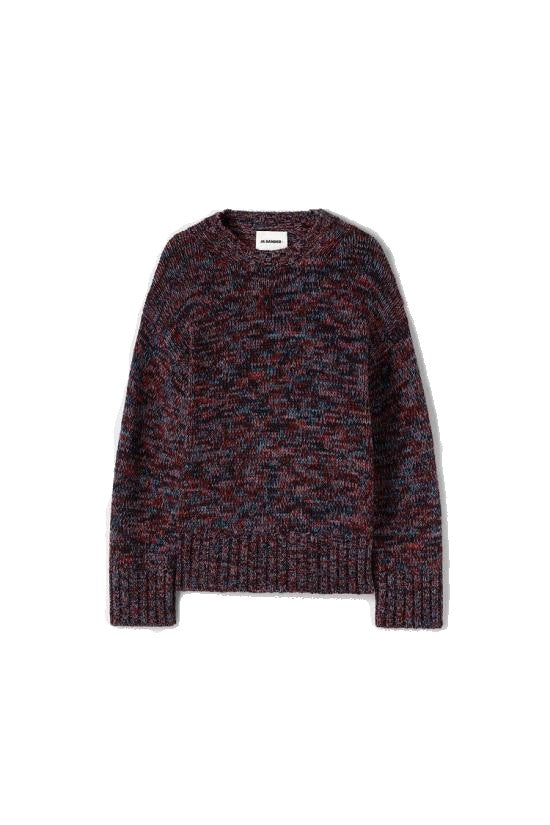 Jil Sander Textured Knit Sweater With Classic Crew Neckline