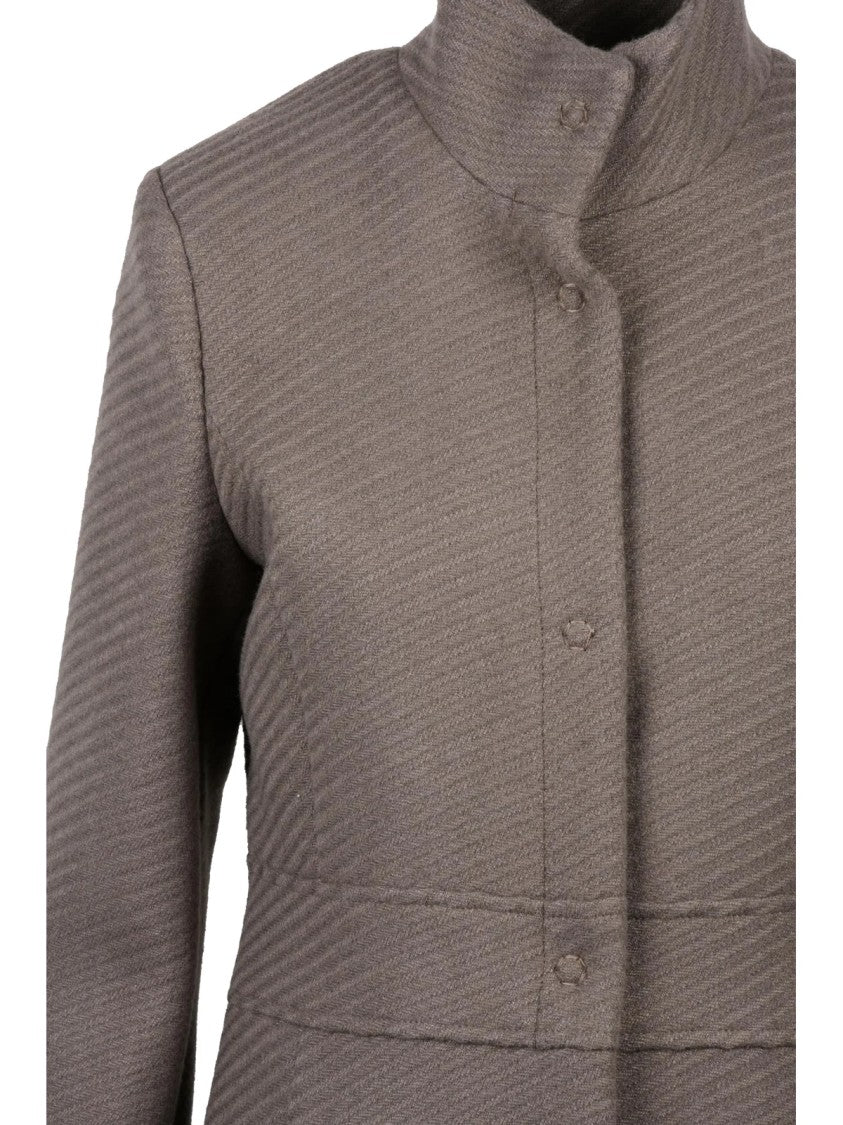 Lakore Turquoise Wool-Blend Coat
