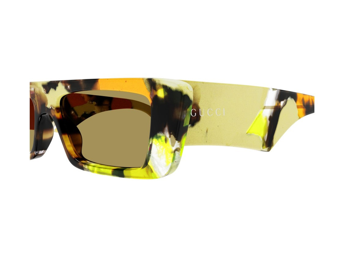 Gucci Gg1625s Tortoiseshell Rectangular Sunglasses
