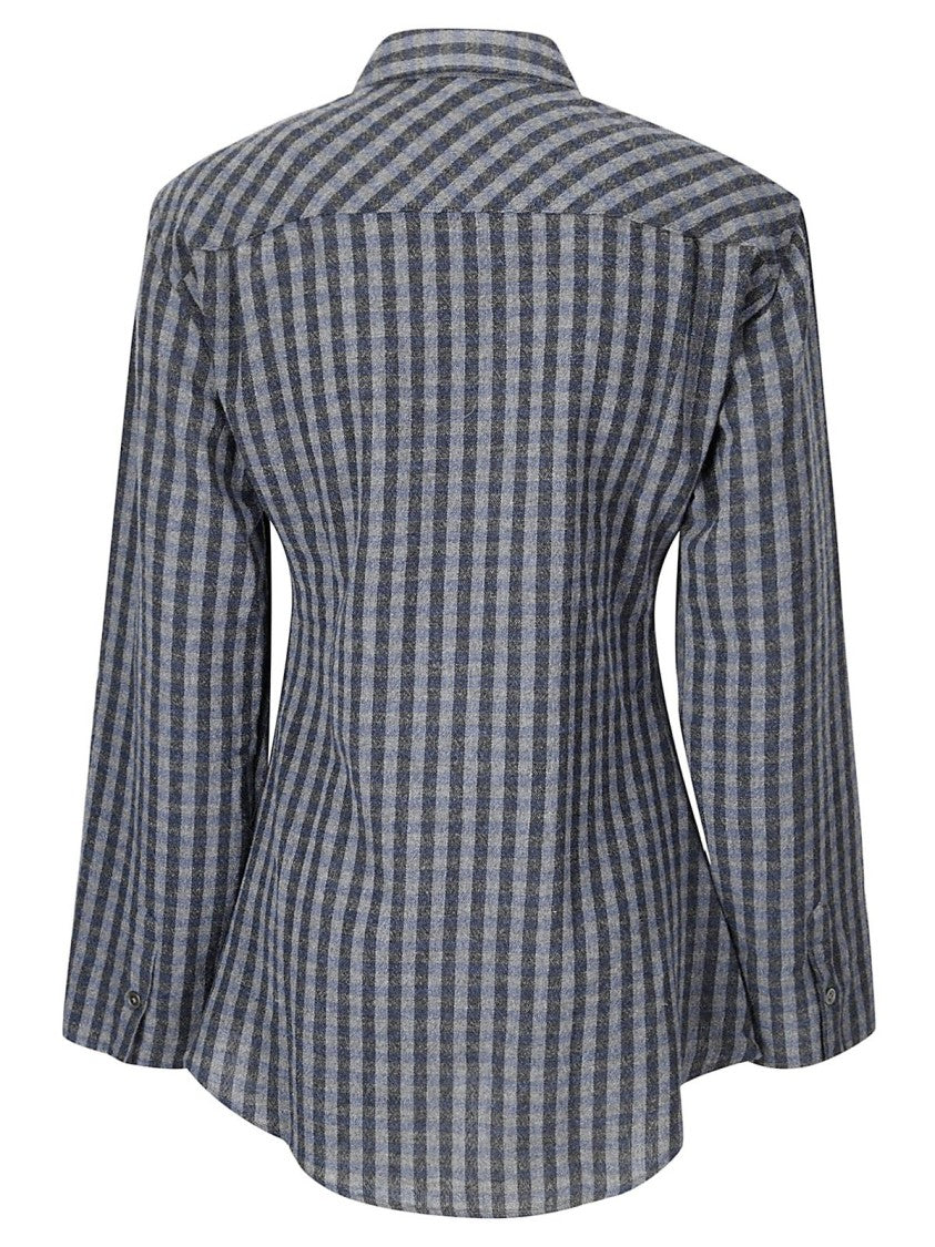 Our Legacy Classic Check Pattern Shirt With Tailored Fit