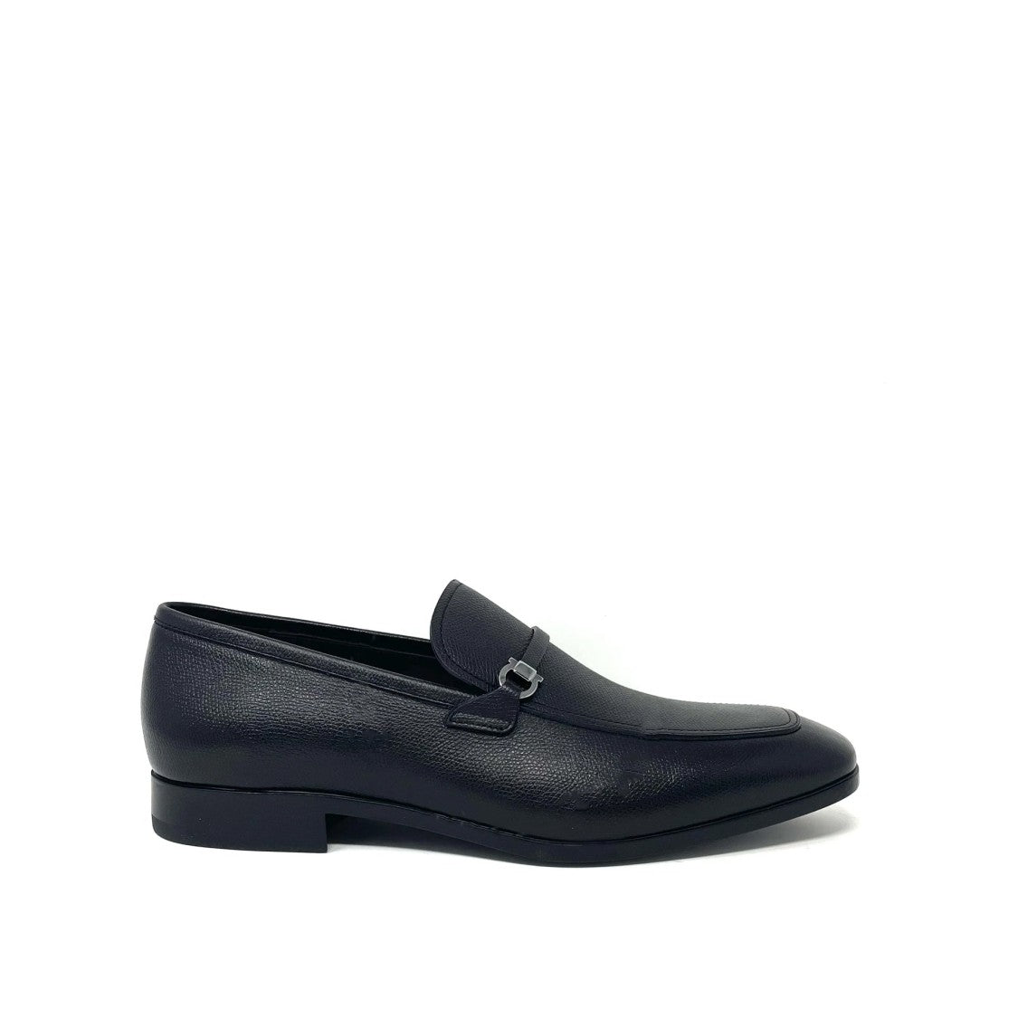 Salvatore Ferragamo Charme Loafers In Textured Calf Leather