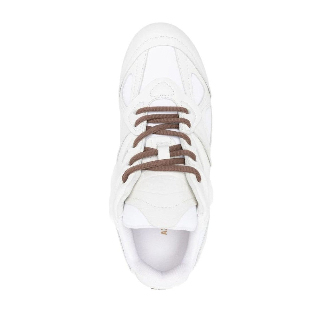 Axel Arigato White Slow Runner Panel-Detail Suede Sneakers