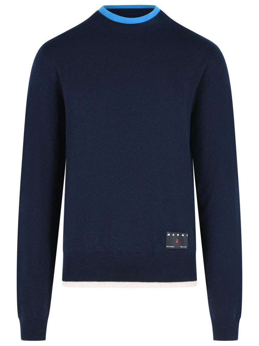 Marni Blue Cashmere Sweater
