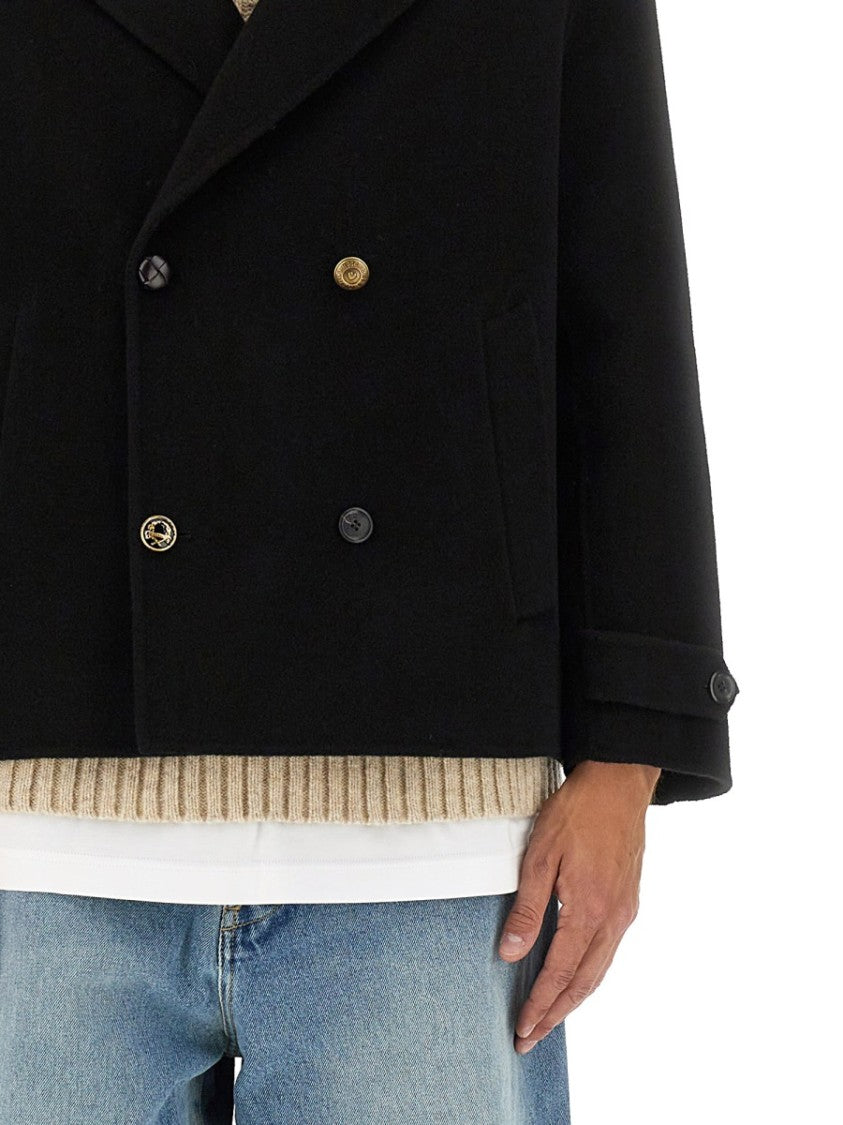 Moschino Double-Breasted Wool Jacket