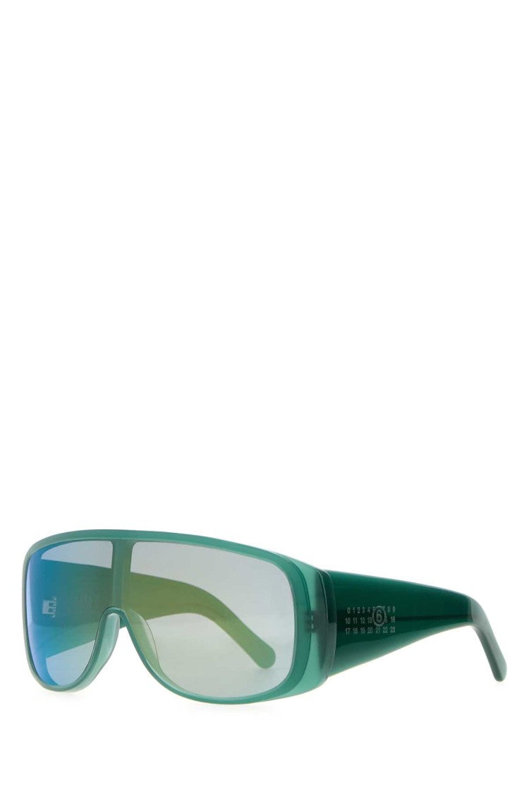 Mm6 By Maison Margiela Green Acetate Sunglasses