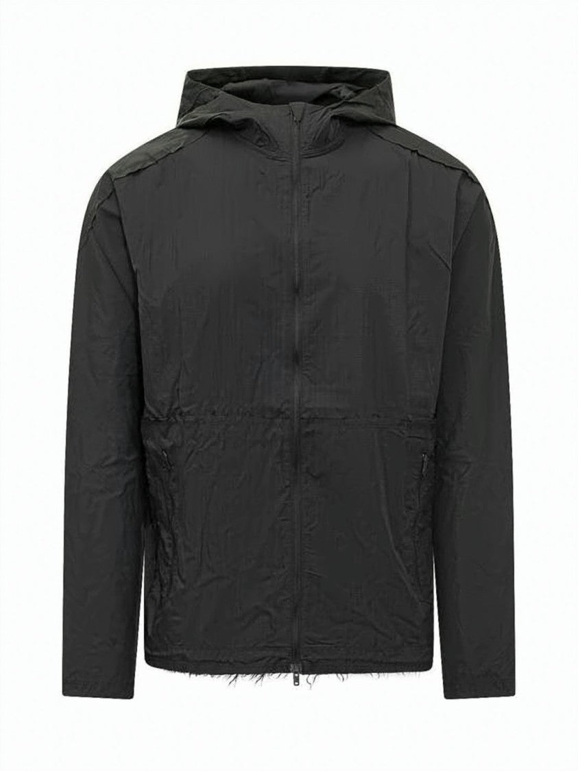 Y-3 Lightweight Hooded Jacket With Vented Back Panel