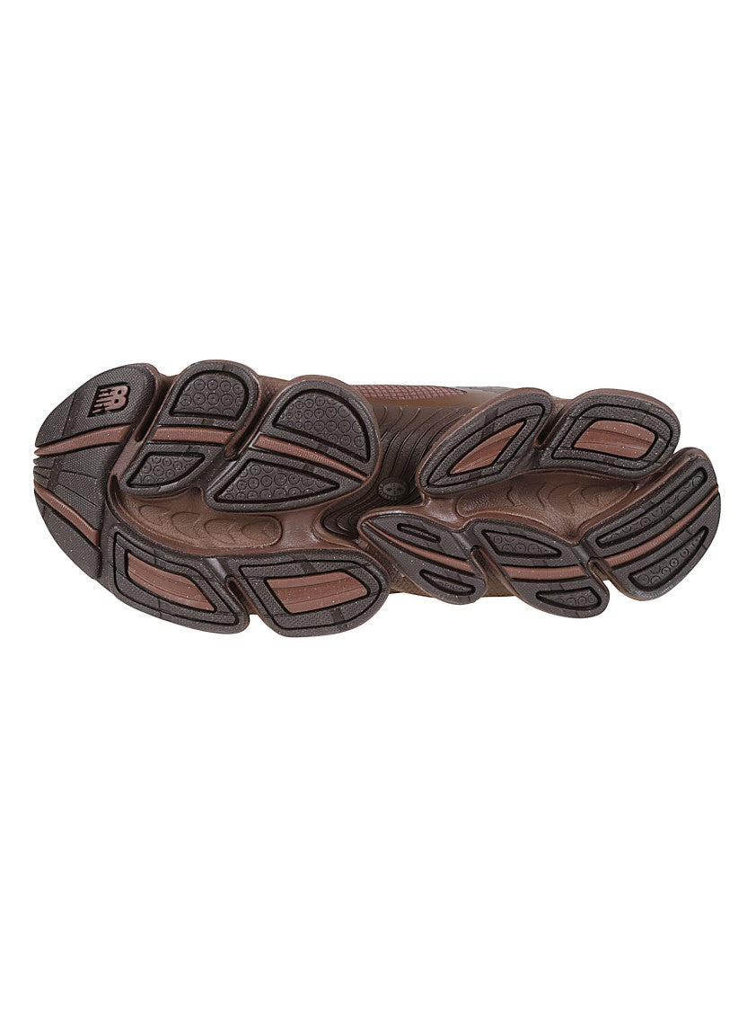 New Balance Brown 2000 Segmented-Sole Polyester Sneakers