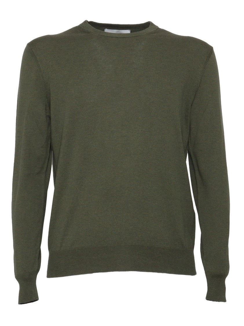 Ballantyne Classic Crew Neck Pullover In Rich Green
