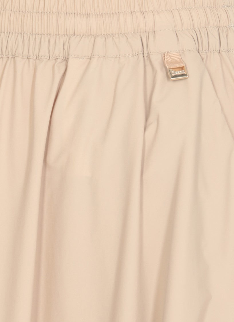 Herno Flowing Beige Maxi Skirt