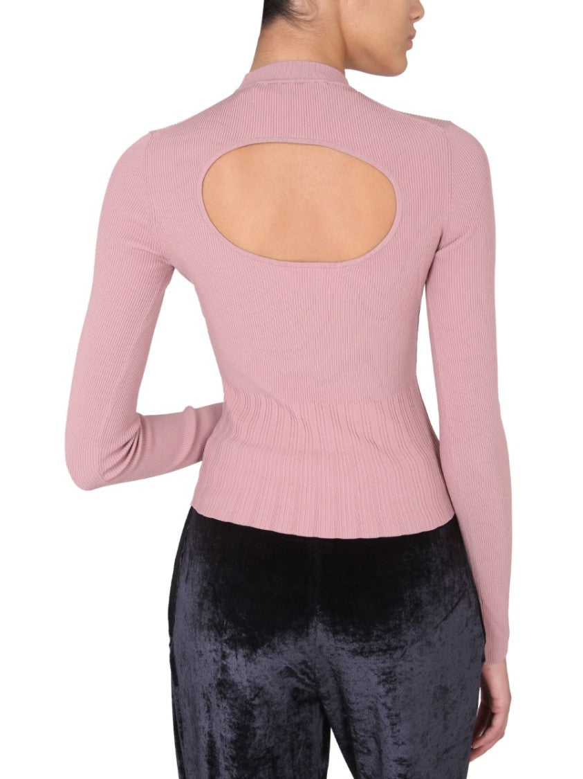 Proenza Schouler X White Label Ribbed Long-Sleeved Turtleneck Top