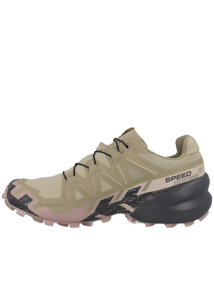 Salomon Trail-Ready Beige Gtx Shoes With Padded Collar