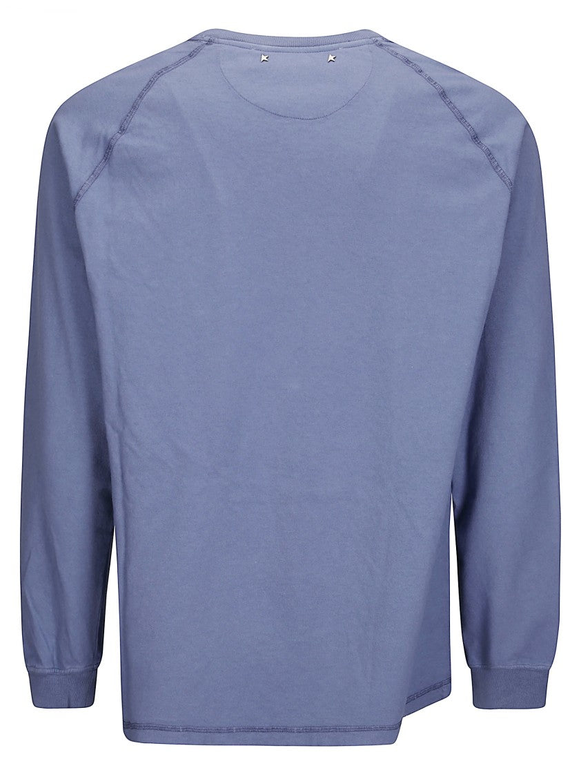 Golden Goose Journey Printed Raglan Sleeve Crew Neck T-Shirt