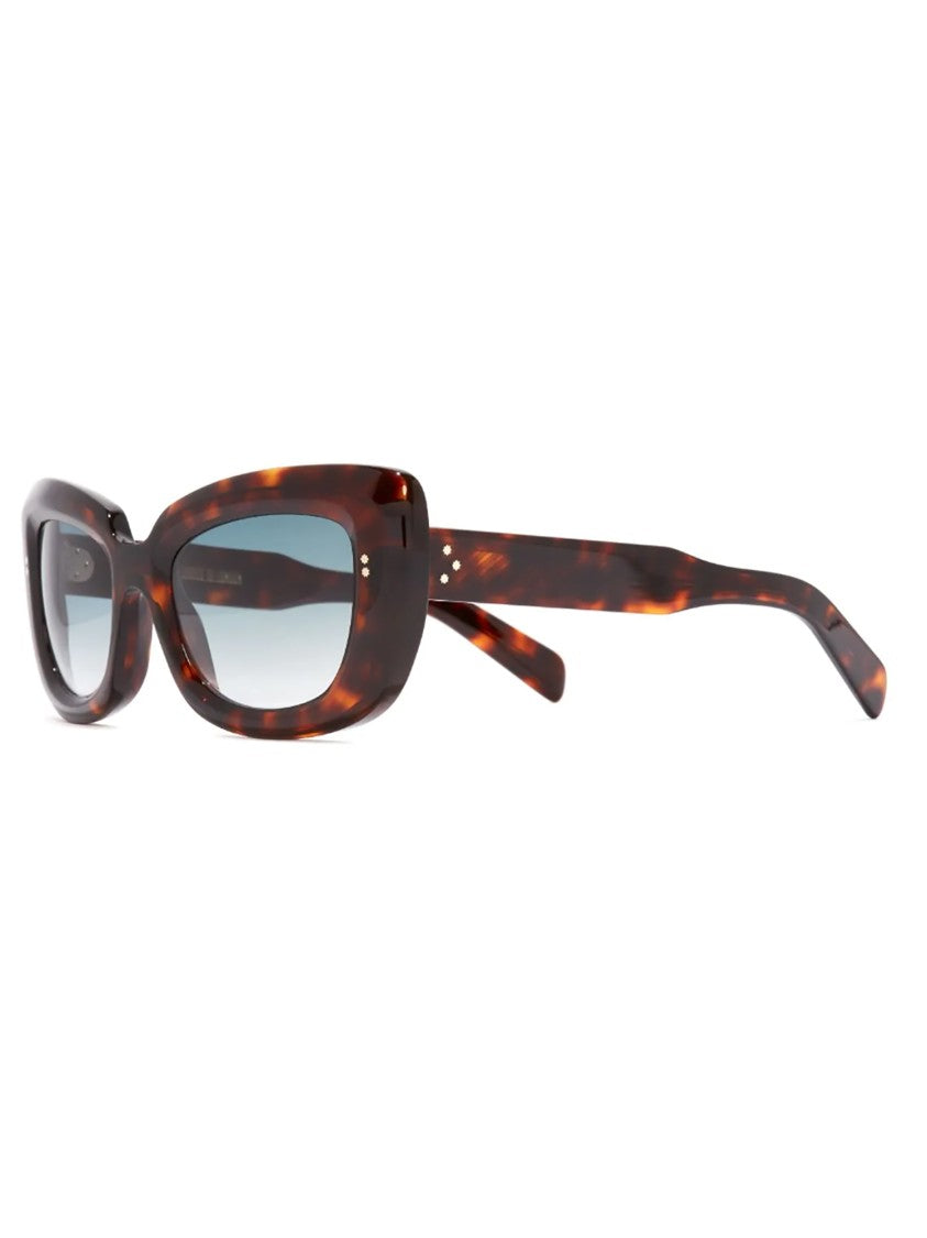 Cutler And Gross Oversized Tortoiseshell Frame Sunglasses