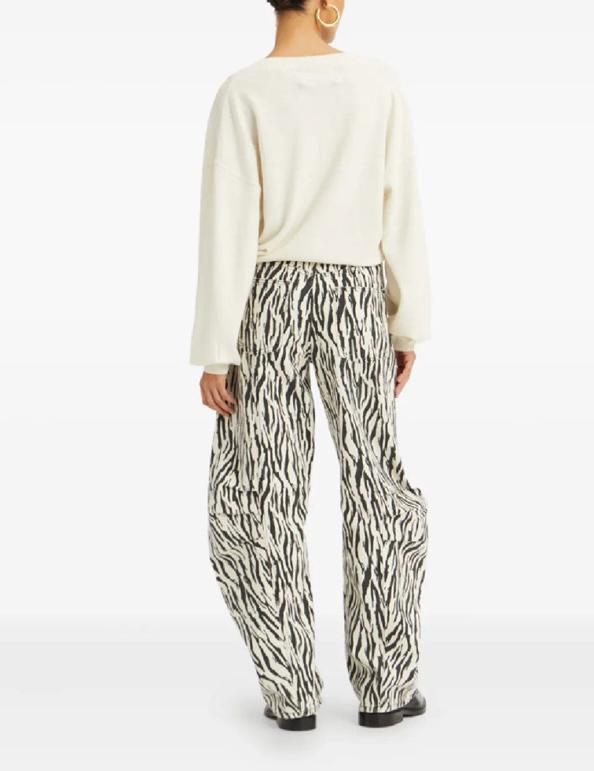 Rotate Knit V-Neck Sweater