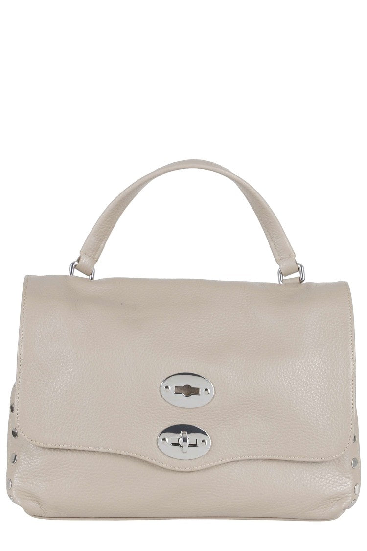 Zanellato Crete Postina Daily Small Swivel Buckle Leather Shoulder Bag