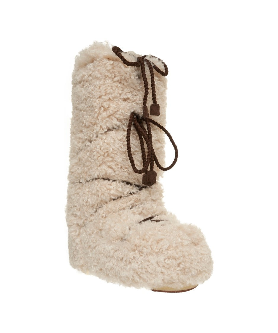 Moon Boot Icon Curly Extra' Sheepskin Boots