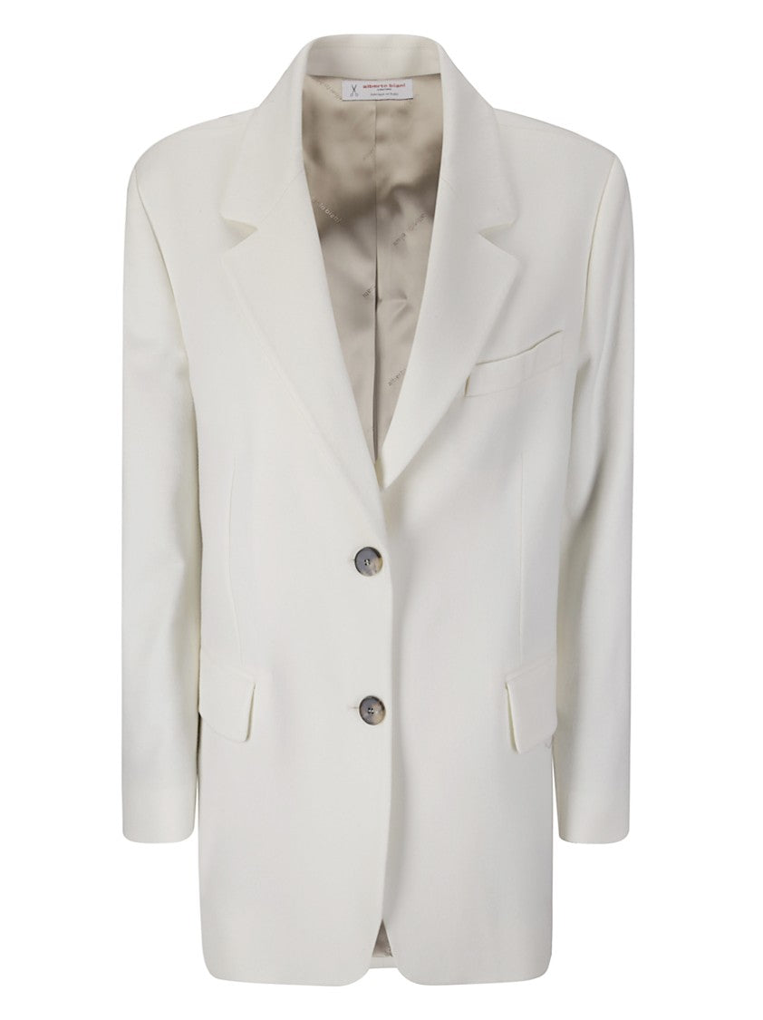 Alberto Biani Single-Breasted Jacket With Classic Collar And Flap Pockets