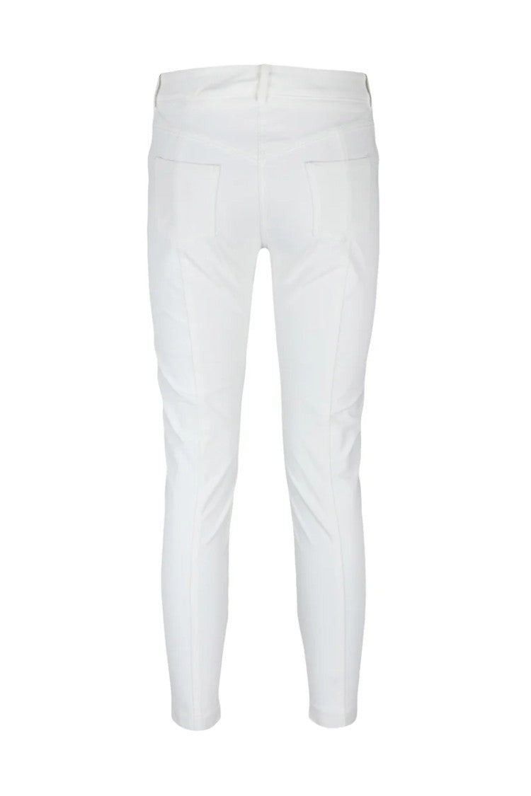 Elisabetta Franchi Slim-Fit Trousers With Gold-Tone Hardware Accents