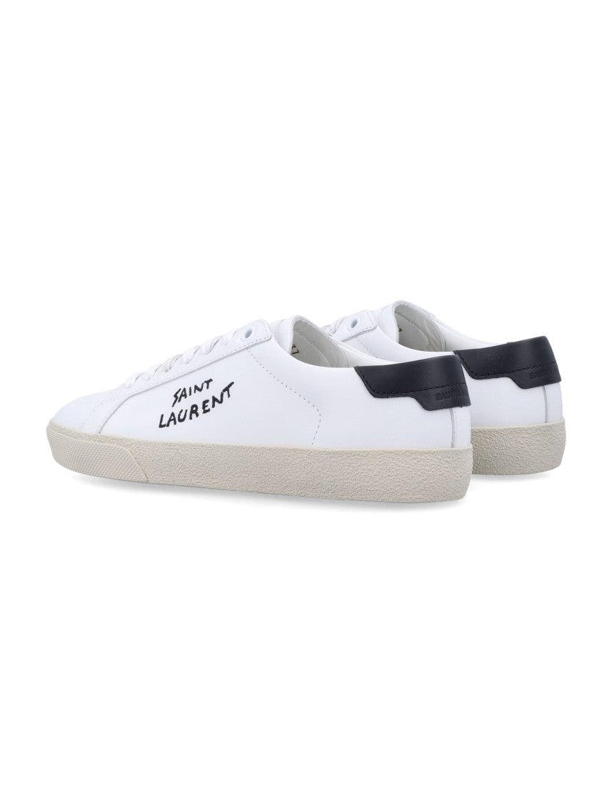 Saint Laurent Saint Laurent Court Classic Sl/06 White Leather Sneakers
