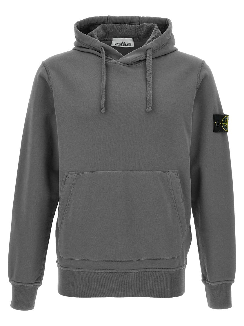 Stone Island Logo Badge Hoodie