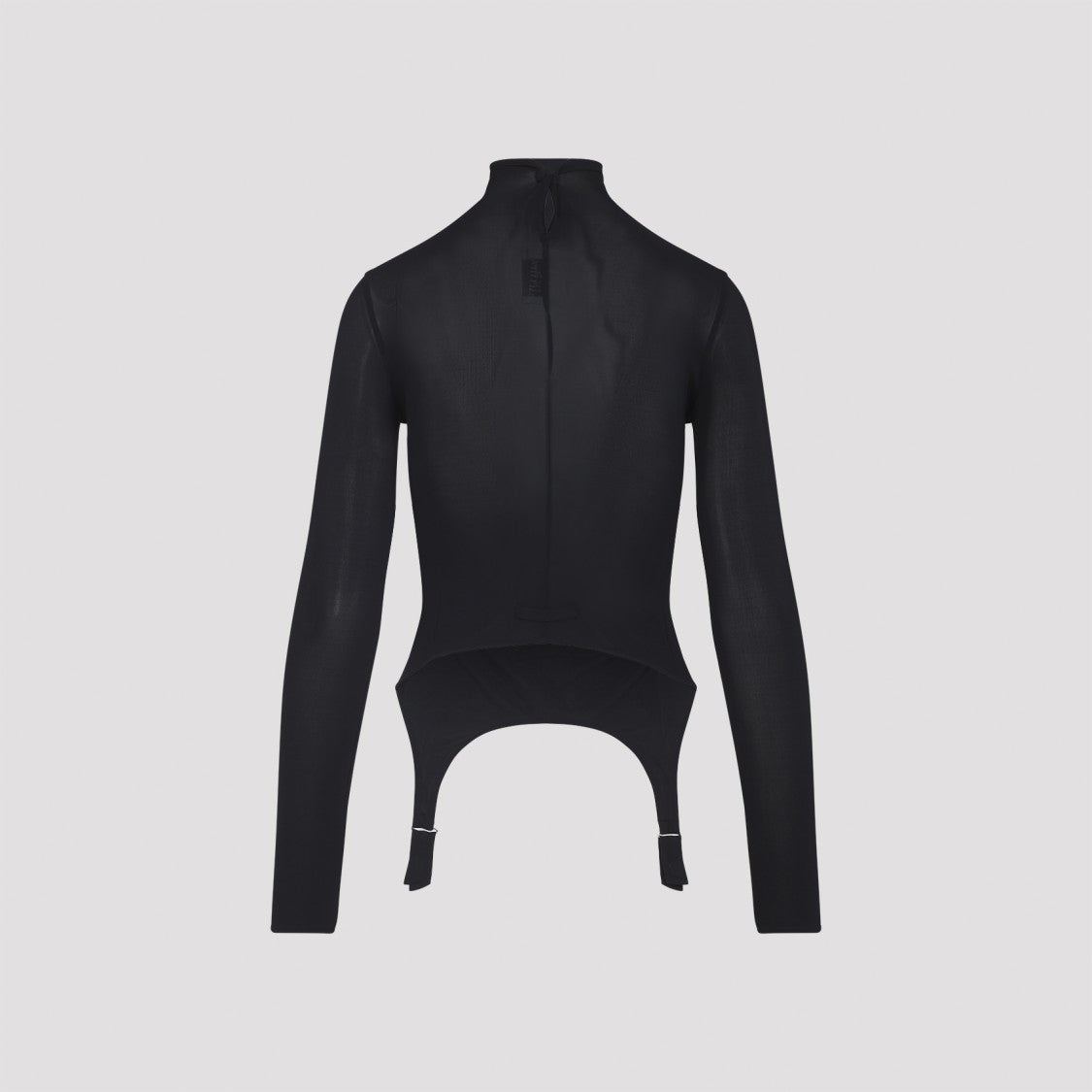 Jean Paul Gaultier Lingerie-Inspired Garter Top In Stretch Rayon