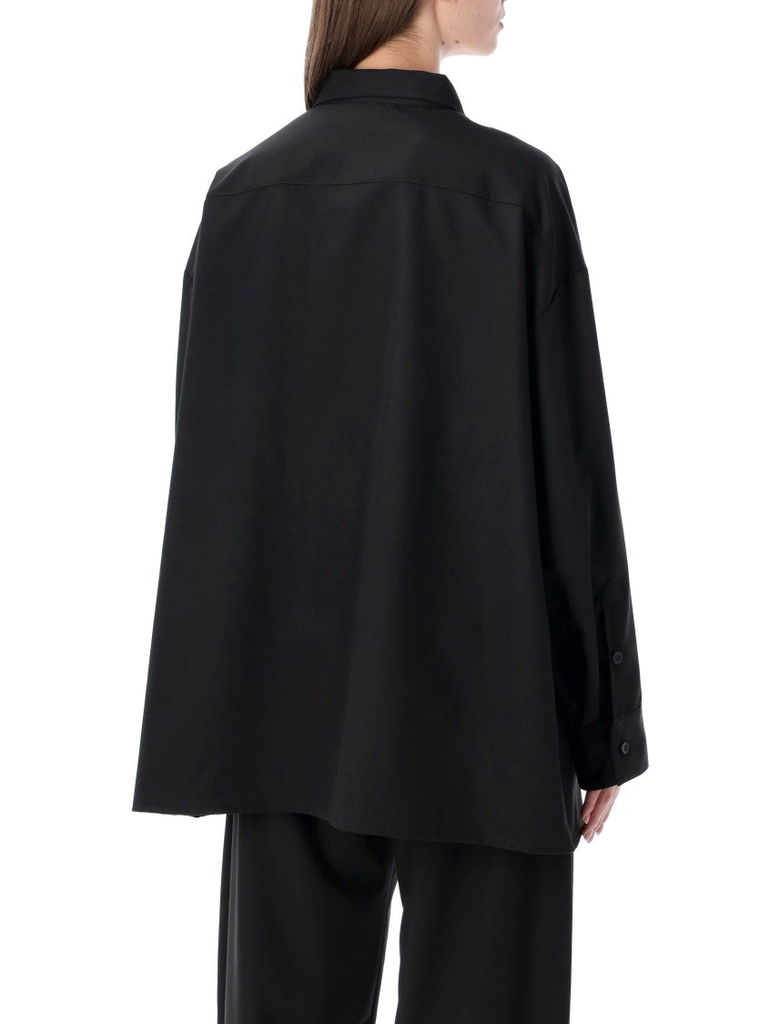 The Latest Oversized Shirt With Flap Chest Pockets