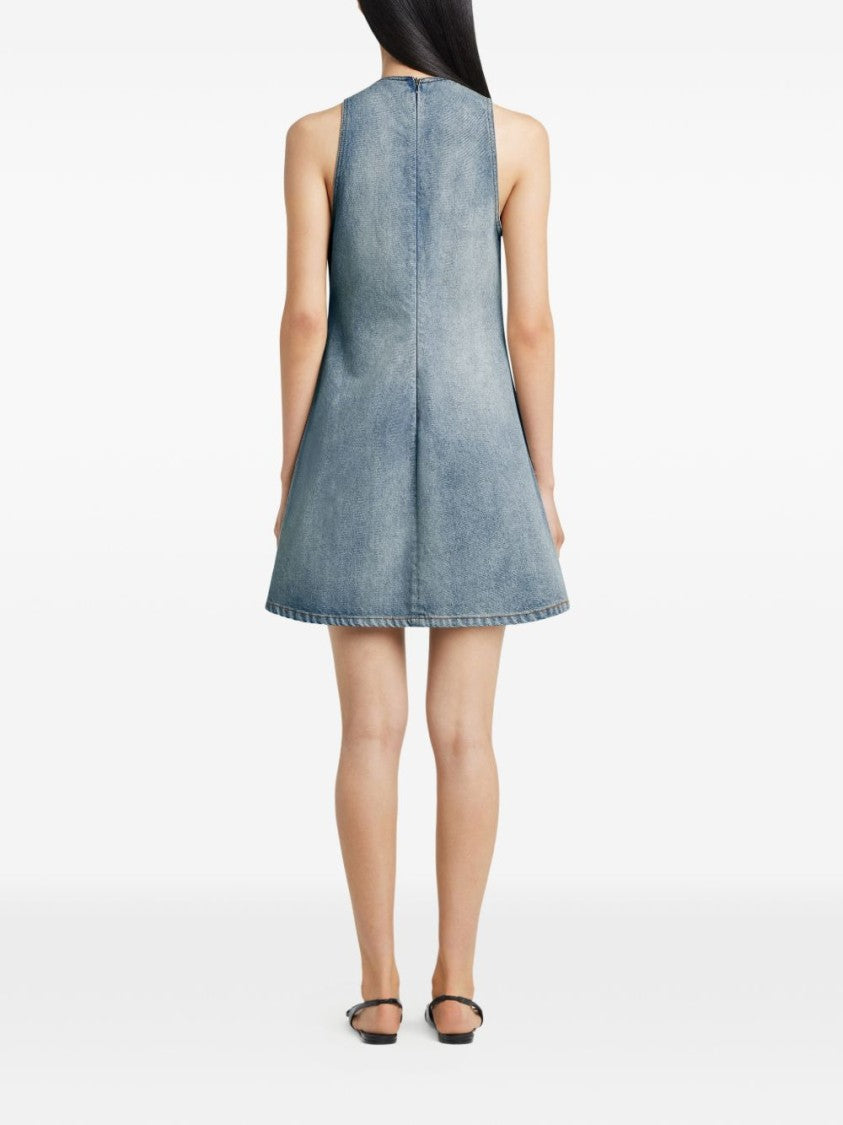 Courrèges A-Line Denim Mini Dress