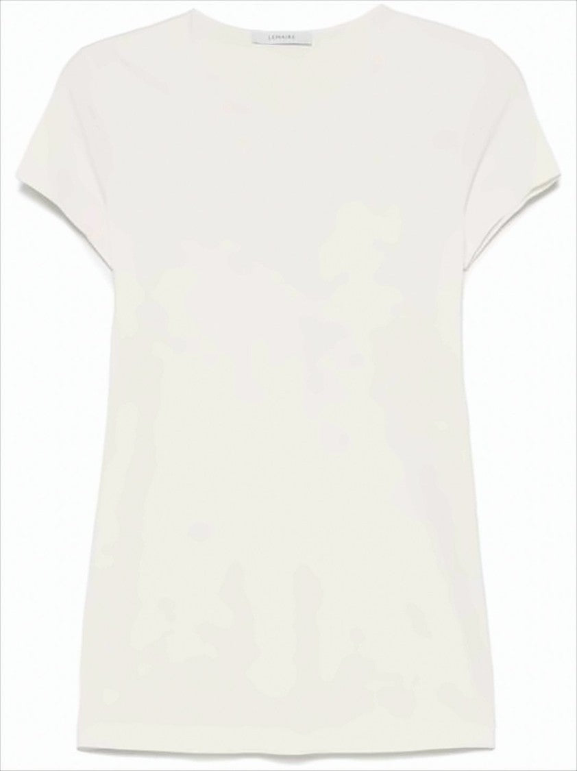Lemaire Fitted White Cotton Short-Sleeve T-Shirt