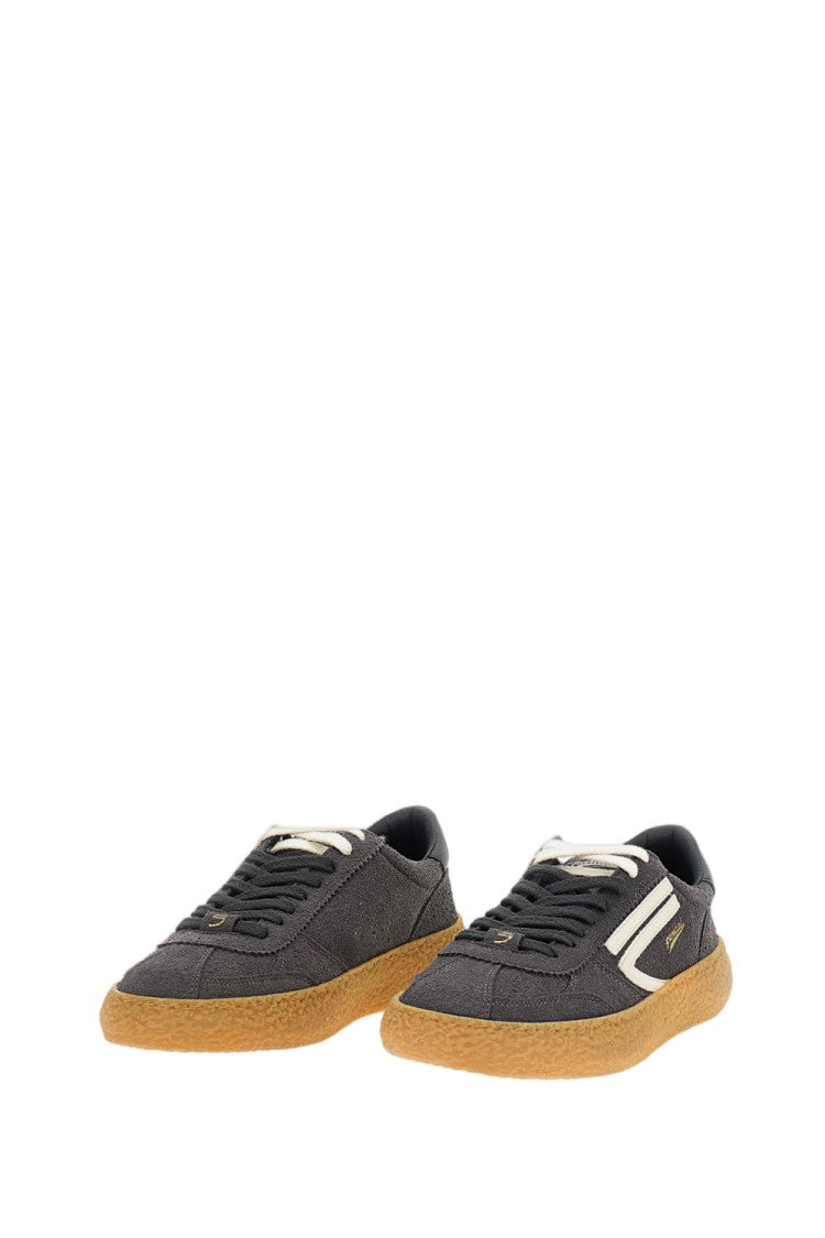 Puraai Gray 1.01 Vintage Vegan Leather Sneakers