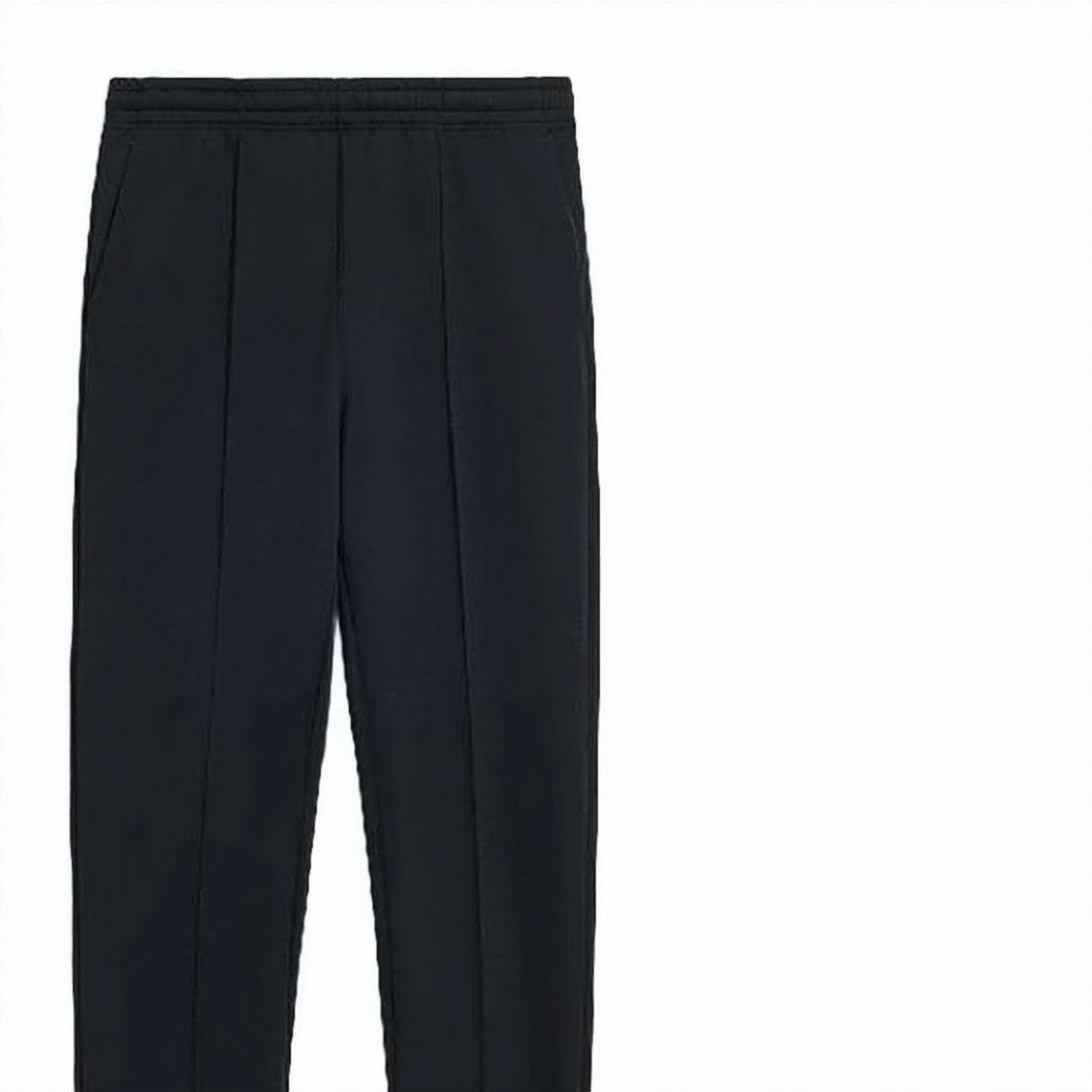 Berluti Tailored Black Jogger Pants With Subtle Creases And Textured Finish