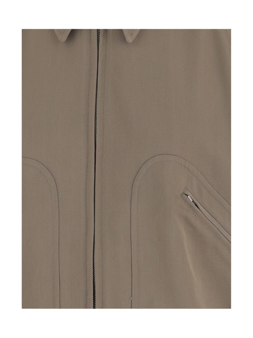 Maison Margiela Virgin Wool Jacket With Zip
