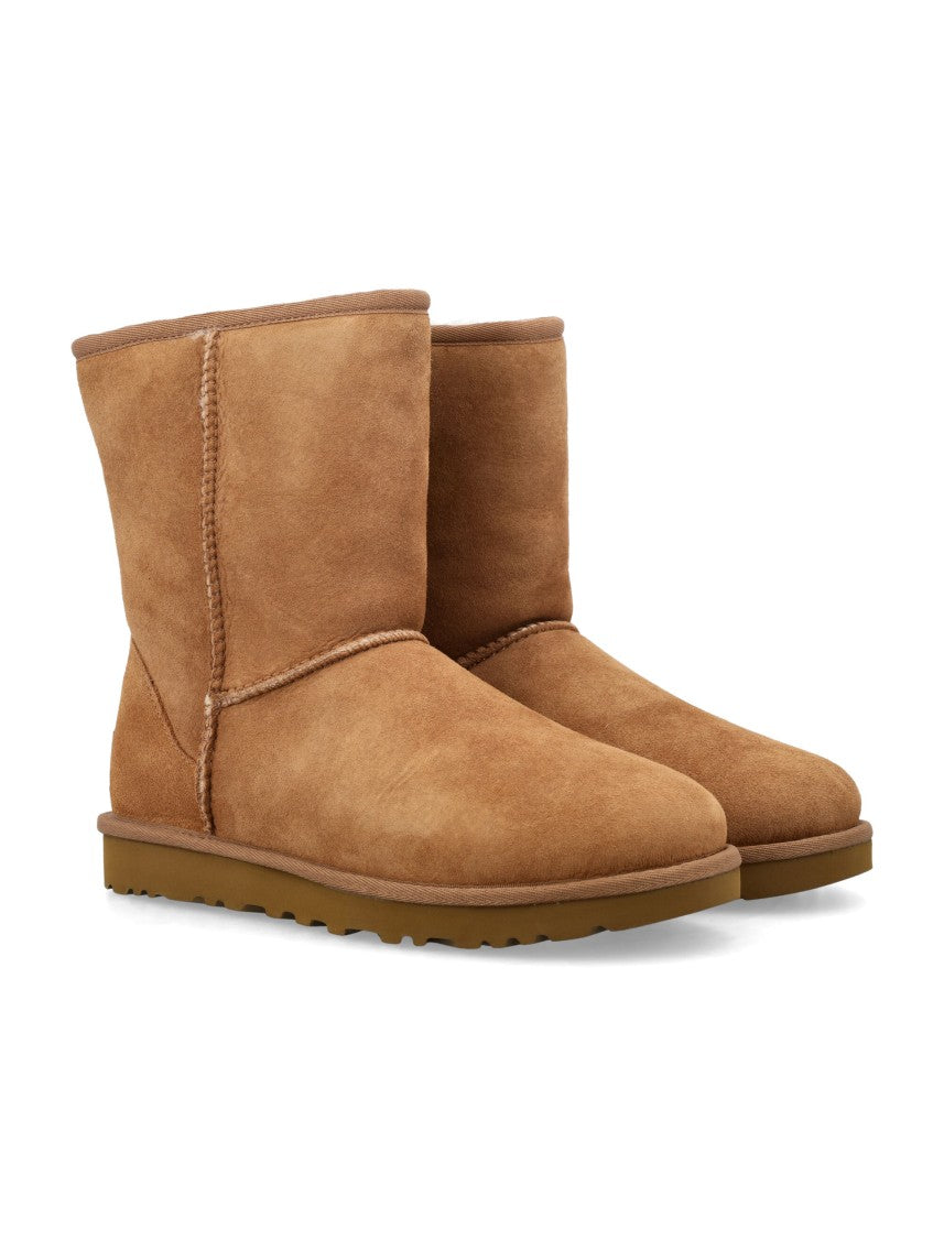 Ugg Classic Short Suede Lambswool Boots