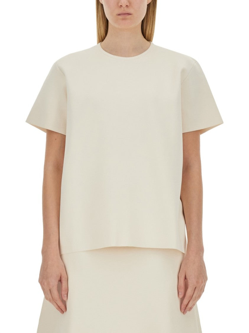 Jil Sander Boxy Fit T-Shirt With Relaxed Silhouette